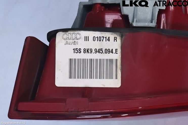 Audi A4 12-15 Bakljus Lucka Hö