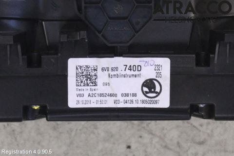 Skoda FABIA 15-21 Instrument Komb