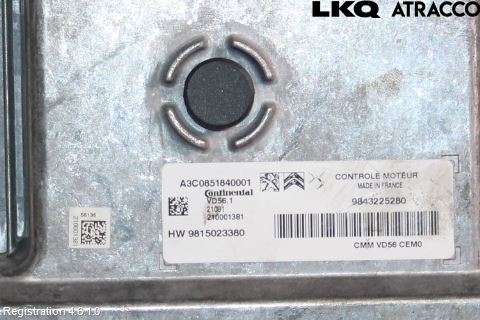 Citroen C4/E-C4 C4X/E-C4X III 21- Styrenhet Insprut Bensin