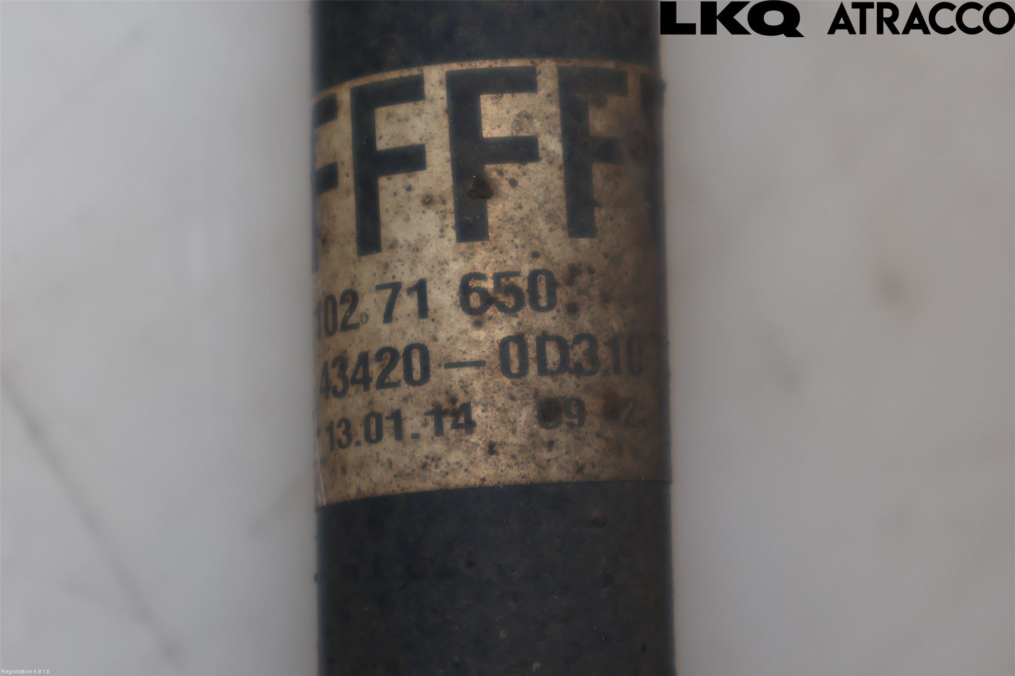 Toyota YARIS XP130 12-14 Drivaxel Fram Vänster