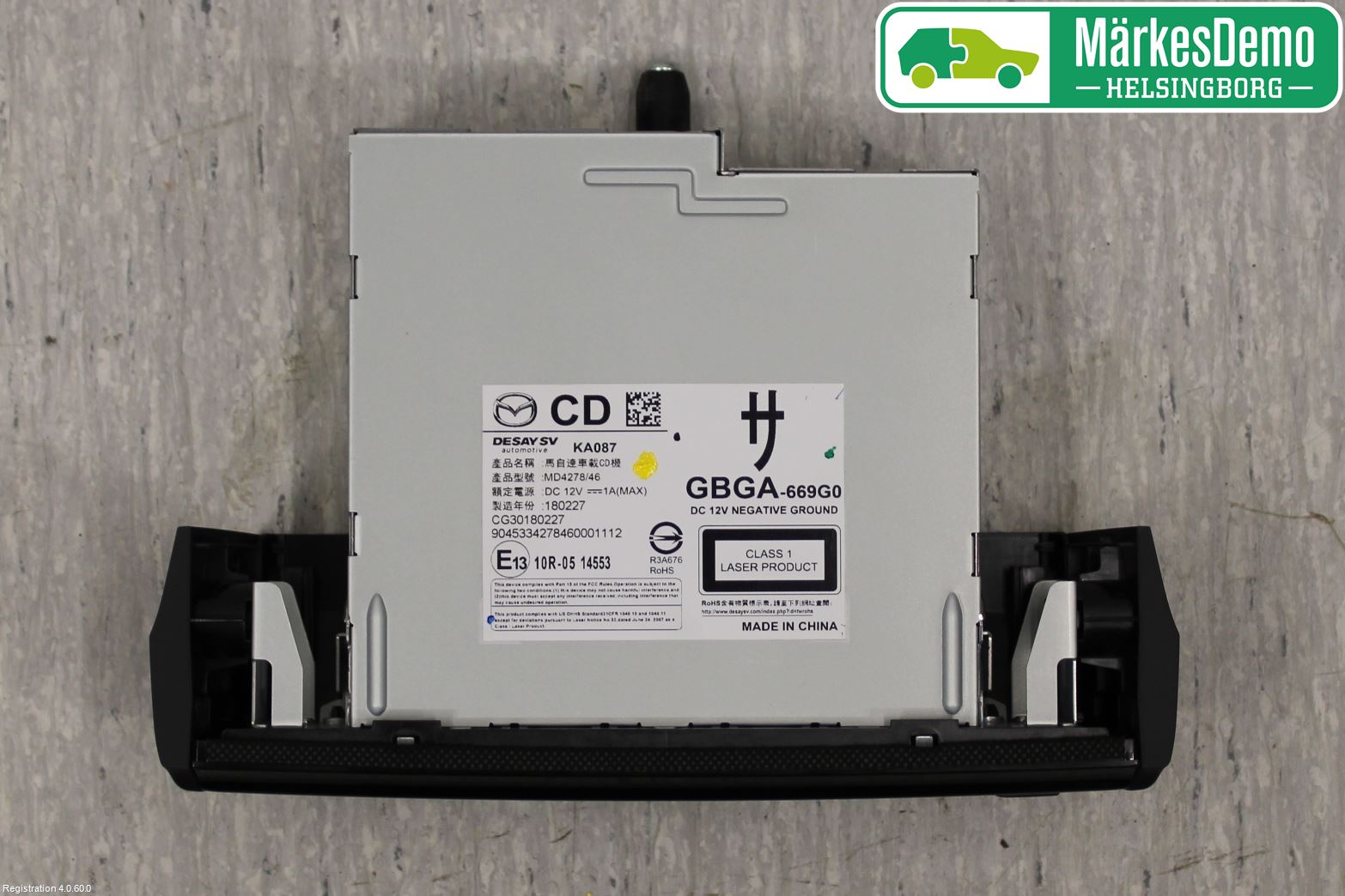 Mazda 6 13- Cd Radio - Multimediapanel