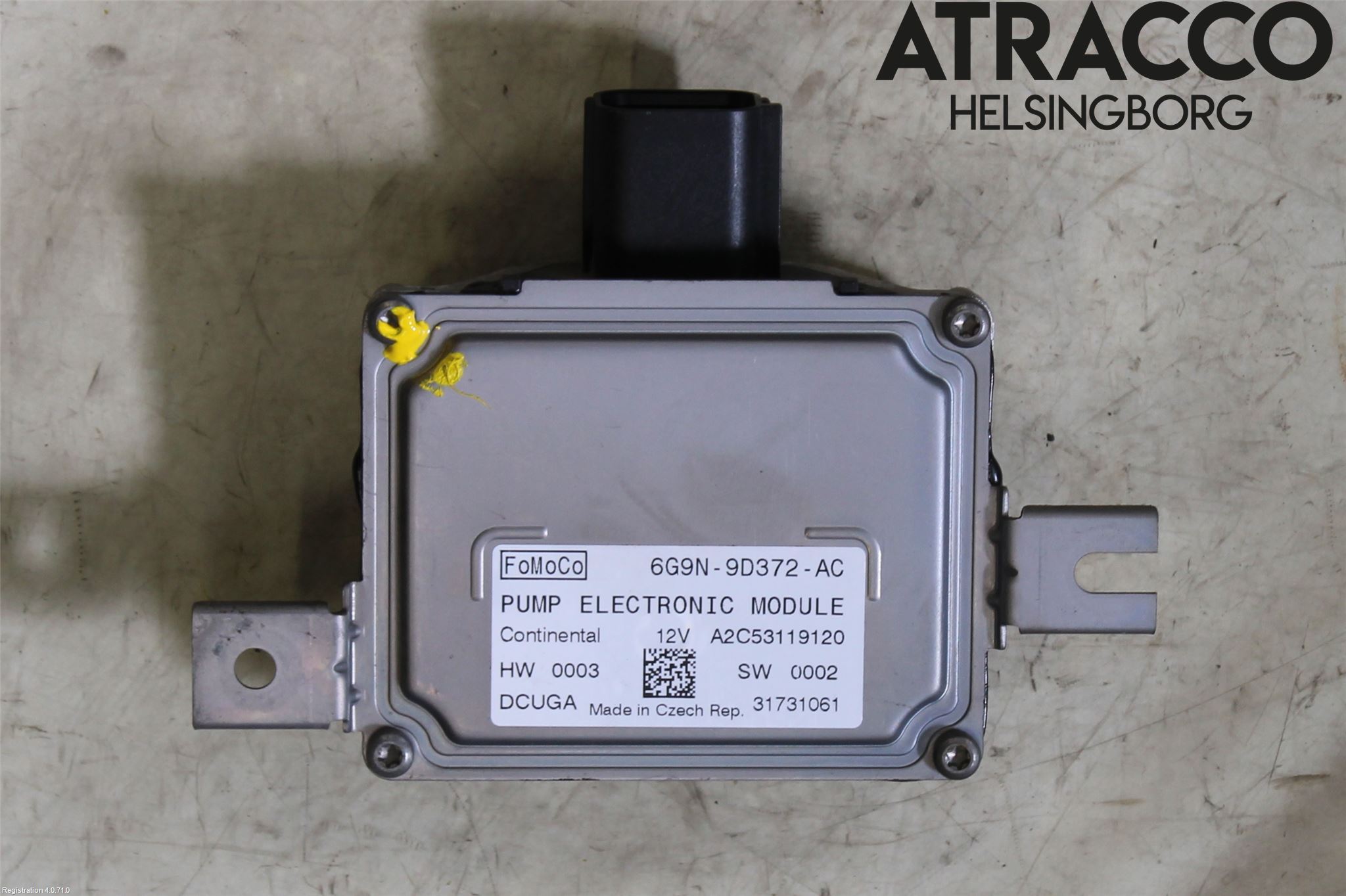 Volvo V60 14-18 Styrenhet Bränslepump