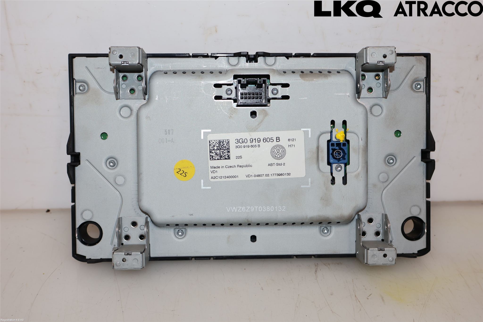 Volkswagen VW PASSAT 15-19 Multifunktionsdisplay