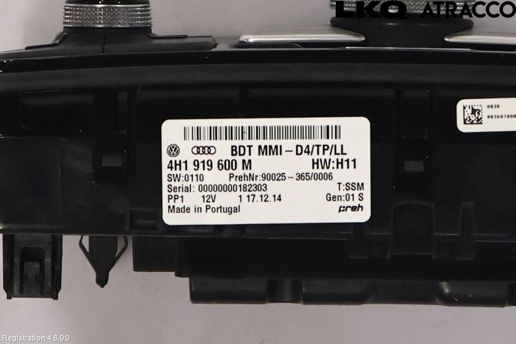 Audi A8/S8 4H 10-17 Cd Radio - Multimediapanel