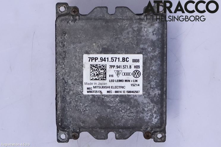 Audi A4/S4 B9 16-19 Styrenhet Strålkastare