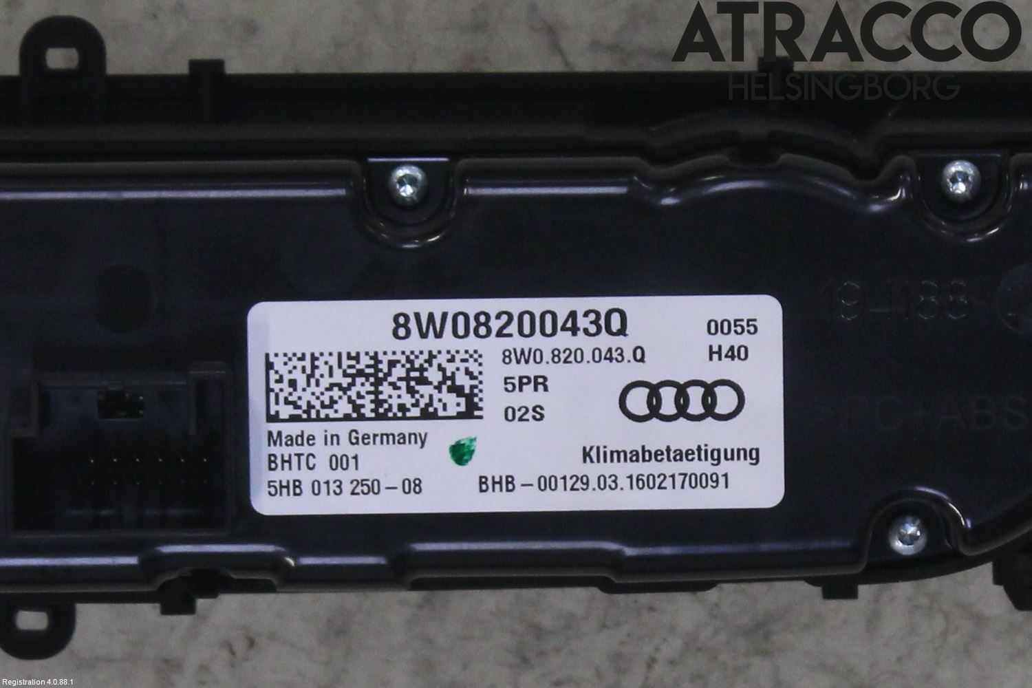 Audi A4/S4 B9 16-19 Ac Styrenhet Ac Manöveren