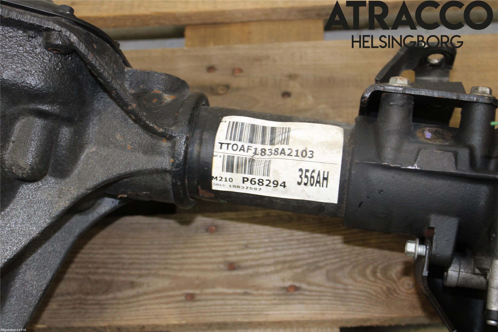 Jeep WRANGLER Framvagn Diffrential