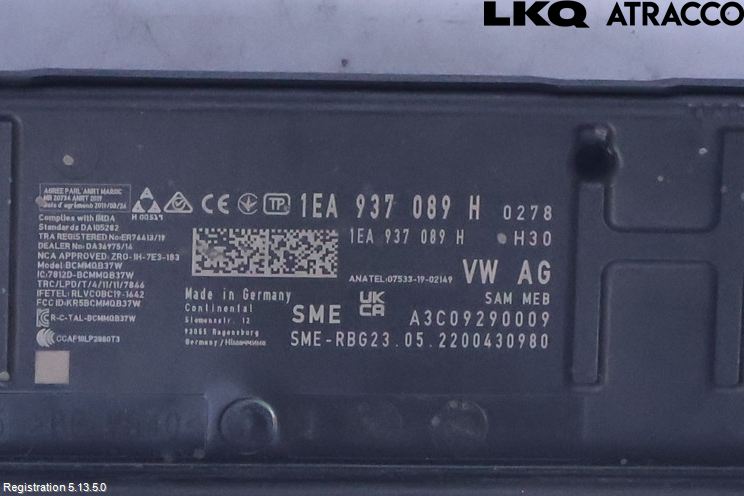 Volkswagen VW ID.4 21- Komfort Styrdon