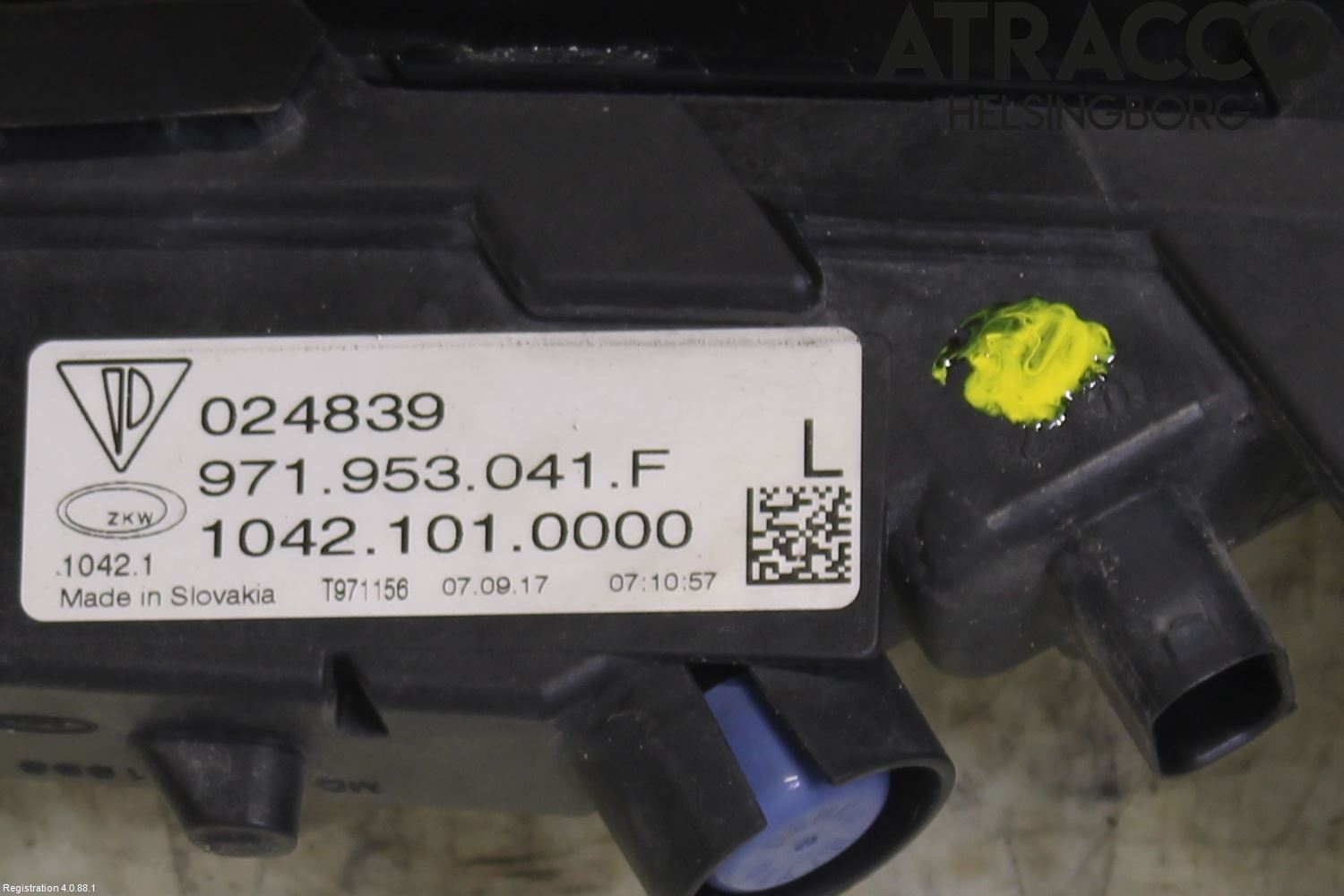 Porsche PANAMERA 09- Dimljus-Varselljus Fram