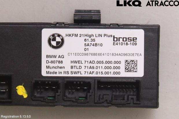 BMW X5 G05 18- Styrenhet Baklucka
