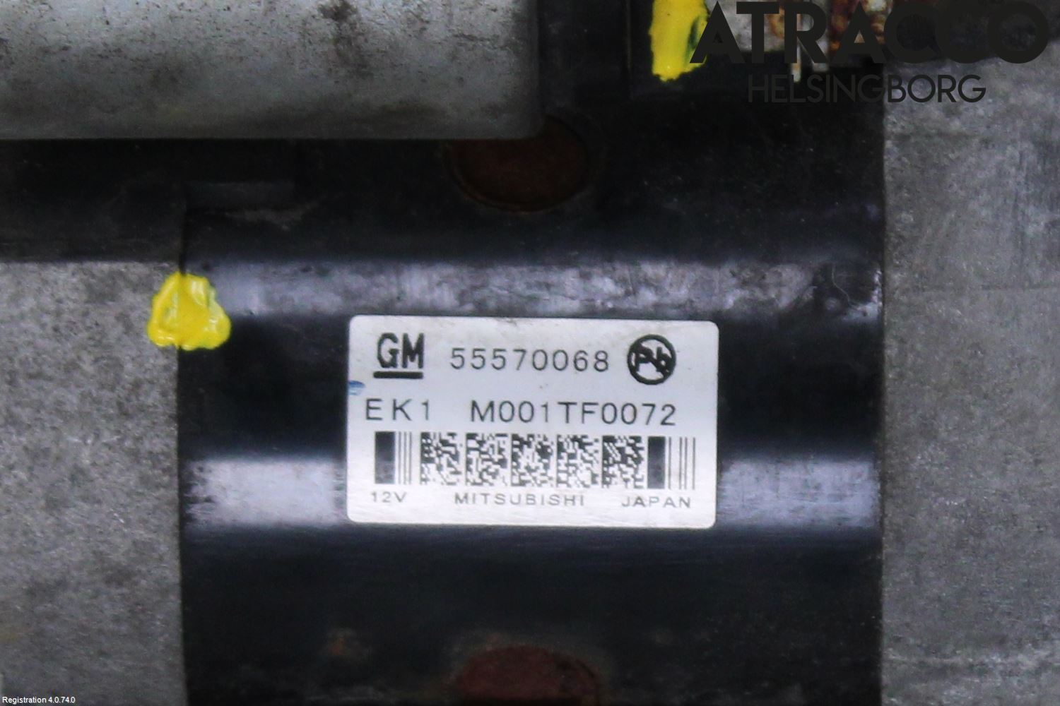 Opel ASTRA J 10-15 Startmotor Diesel