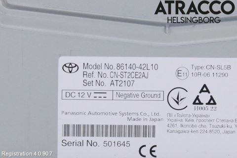 Toyota RAV4 19- Cd Radio - Multimediapanel