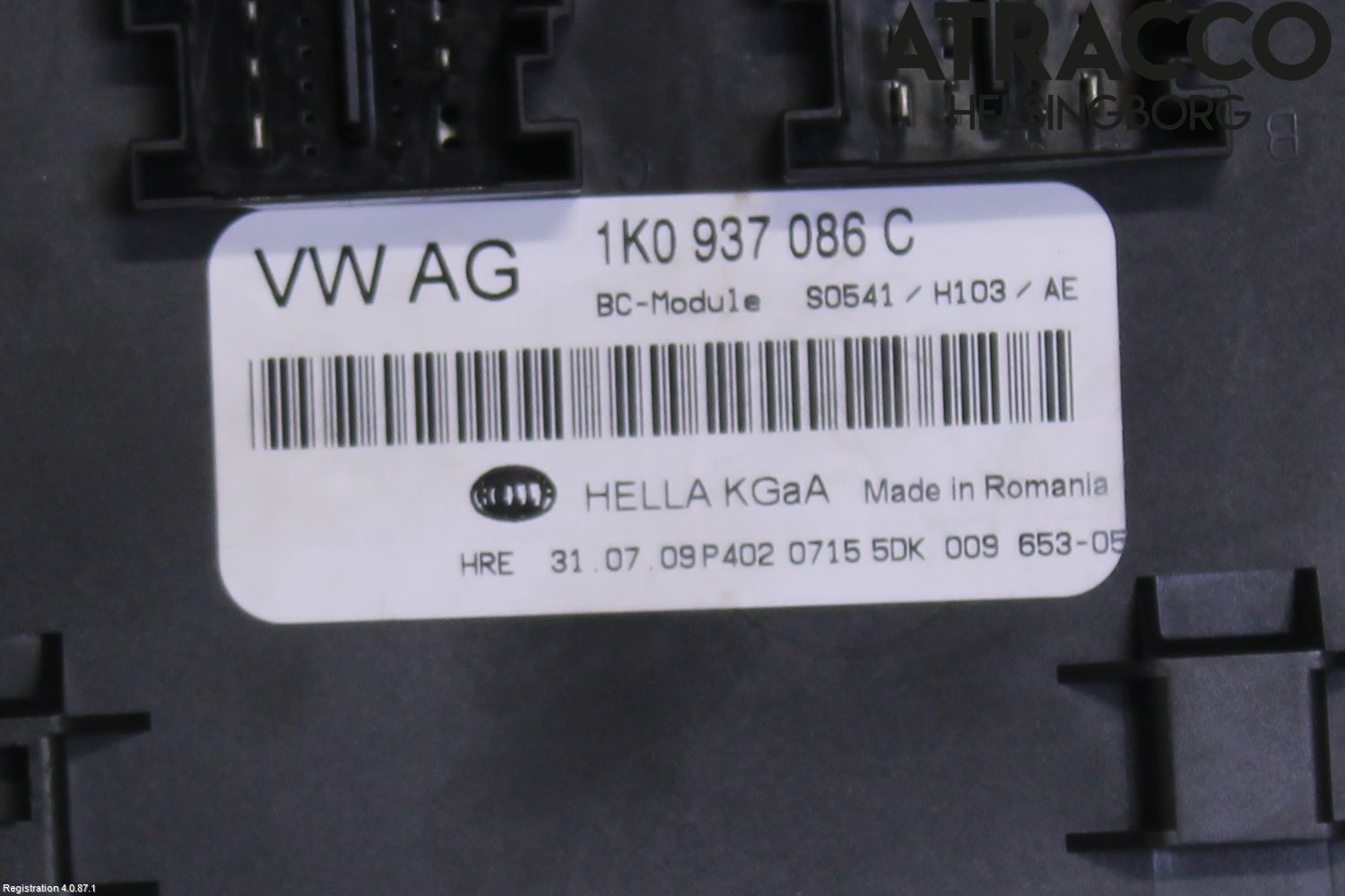 Volkswagen VW GOLF PLUS/CROSS GOLF 04-14 Komfort Styrdon