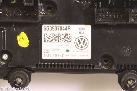 Volkswagen VW GOLF / E-GOLF VII 13-20 Ac Styrenhet Ac Manöveren