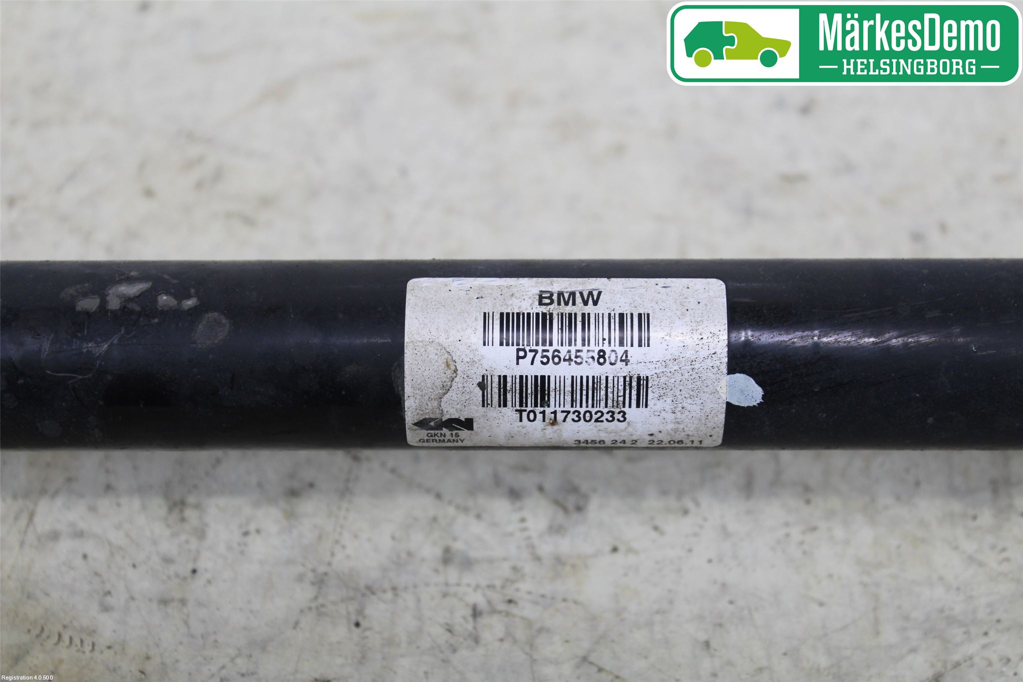 BMW X6 E71/E72   08-14 Drivaxel Bak Vänster