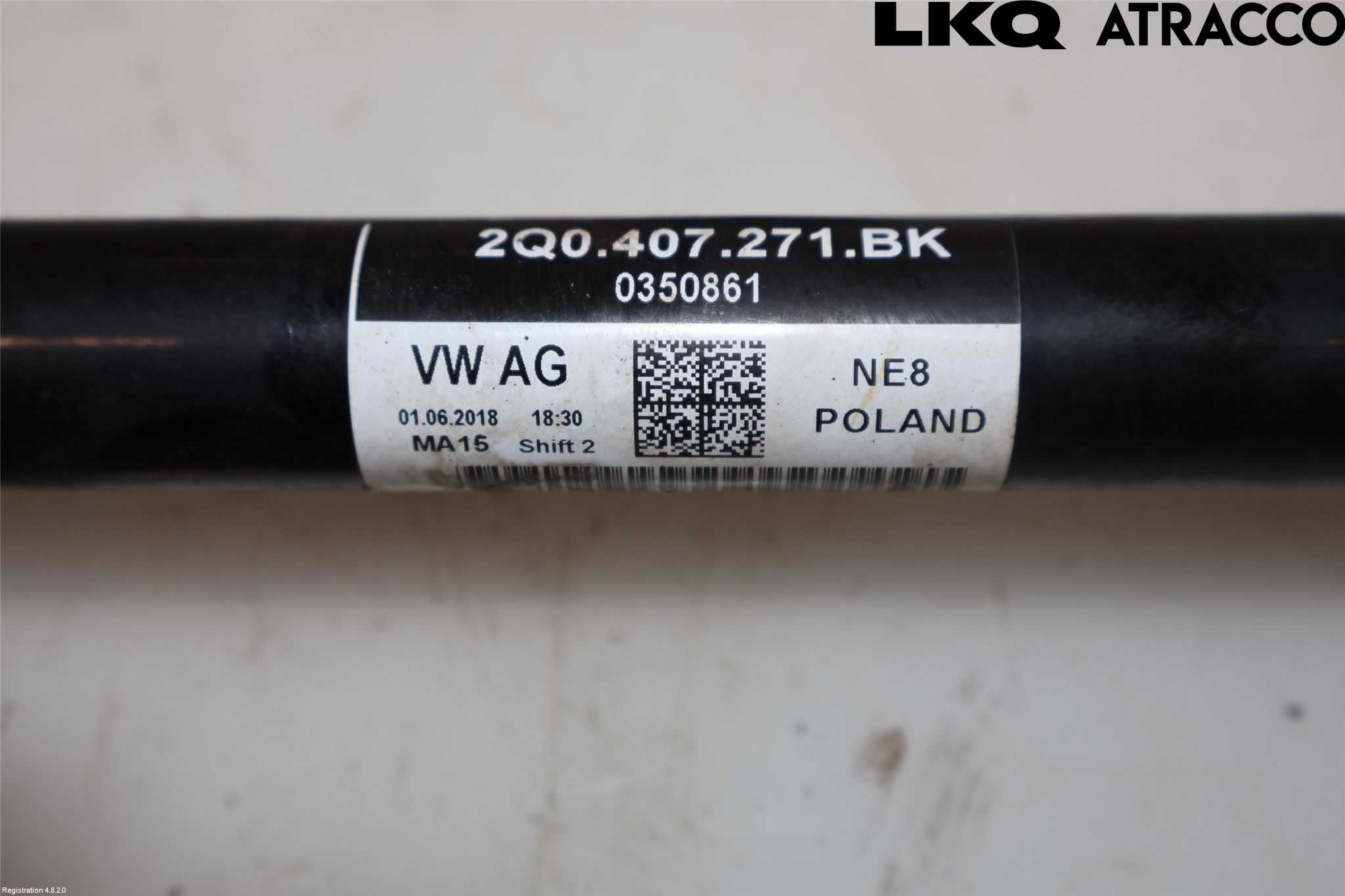Volkswagen VW POLO VI 18->> Drivaxel Fram Vänster