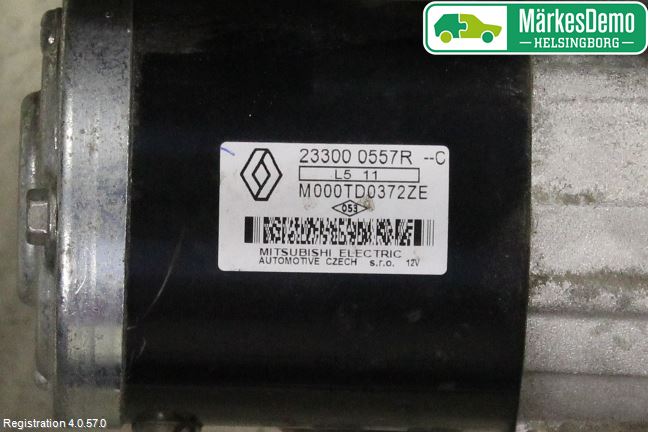 Dacia SANDERO/STEPWAY 13-20 Startmotor