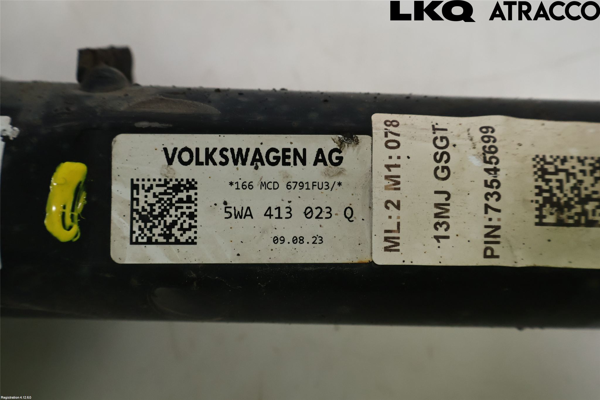 Volkswagen VW GOLF / E-GOLF VIII 20- Fjäderben Fram Vänster