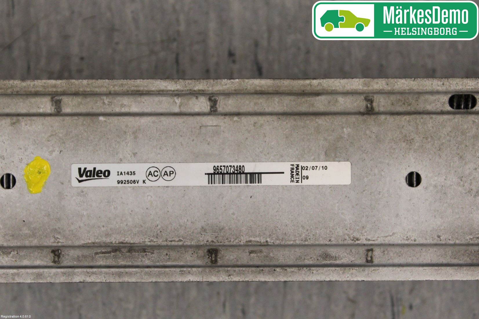 Peugeot 407 Laddluft-Intercooler Kyl