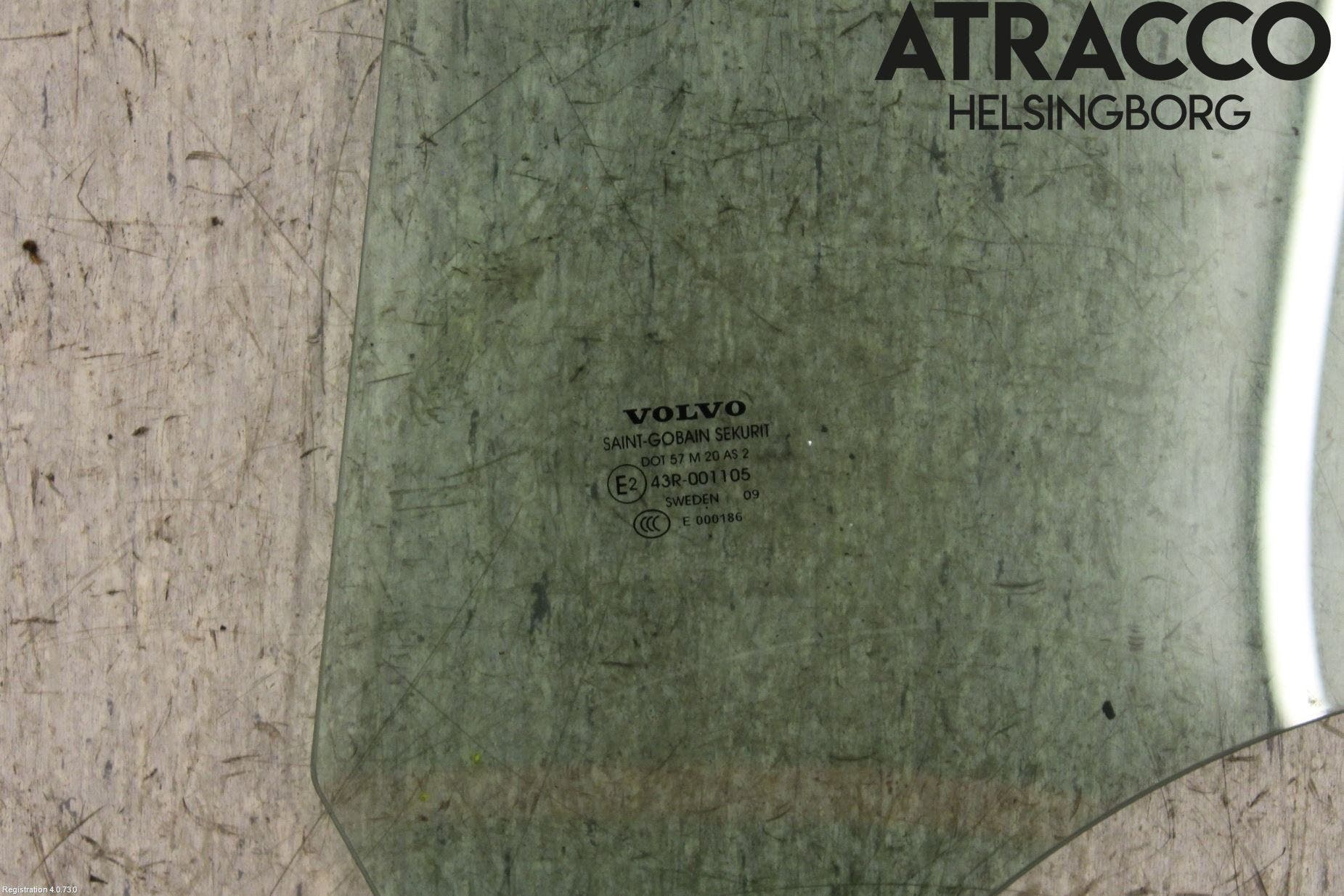 Volvo S40 08-12 Dörruta Bak Vänster