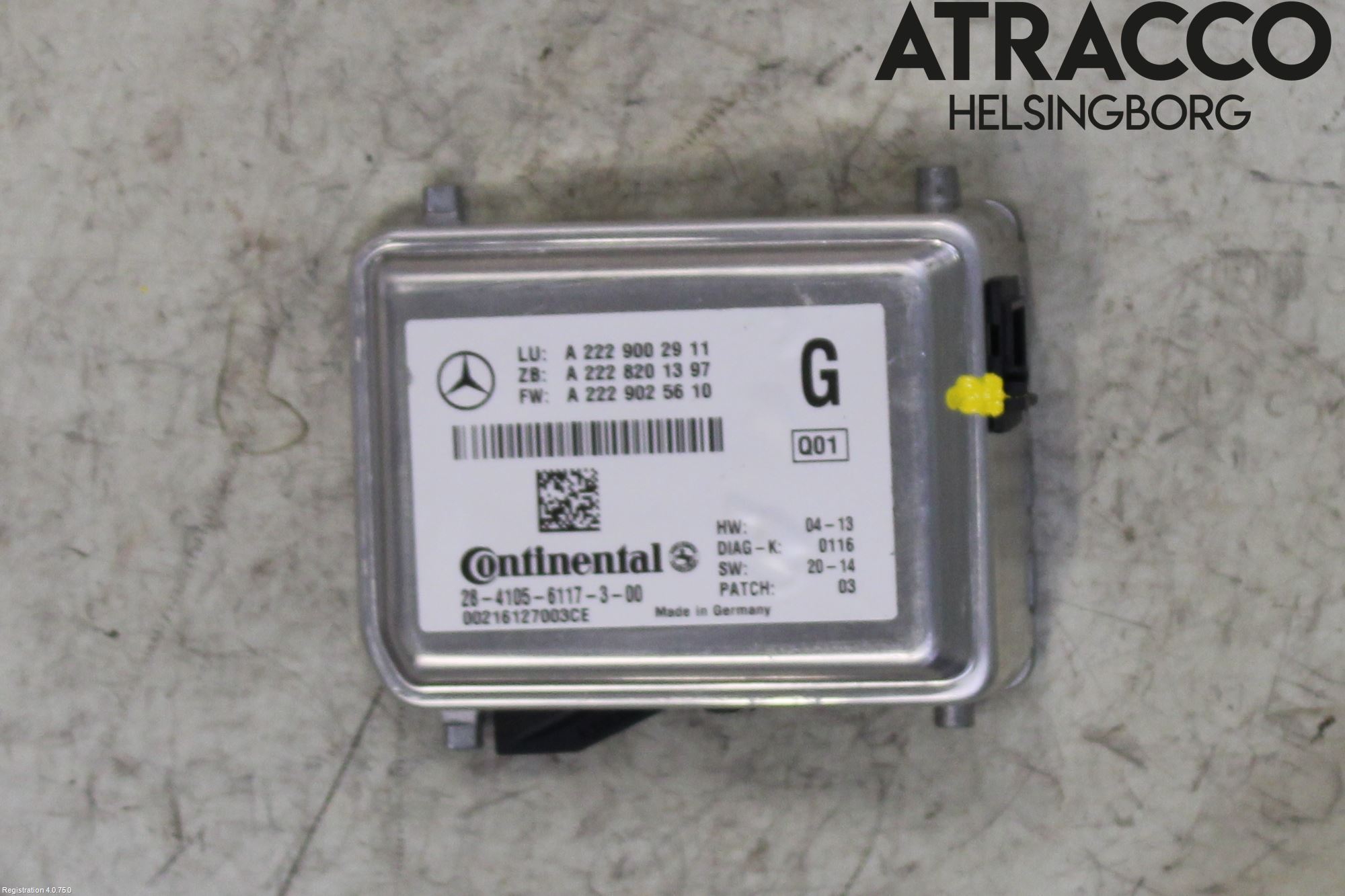 Mercedes-Benz MB C-KLASS (W205) 14-21 Sensor Aktivt Kollisionsskydd
