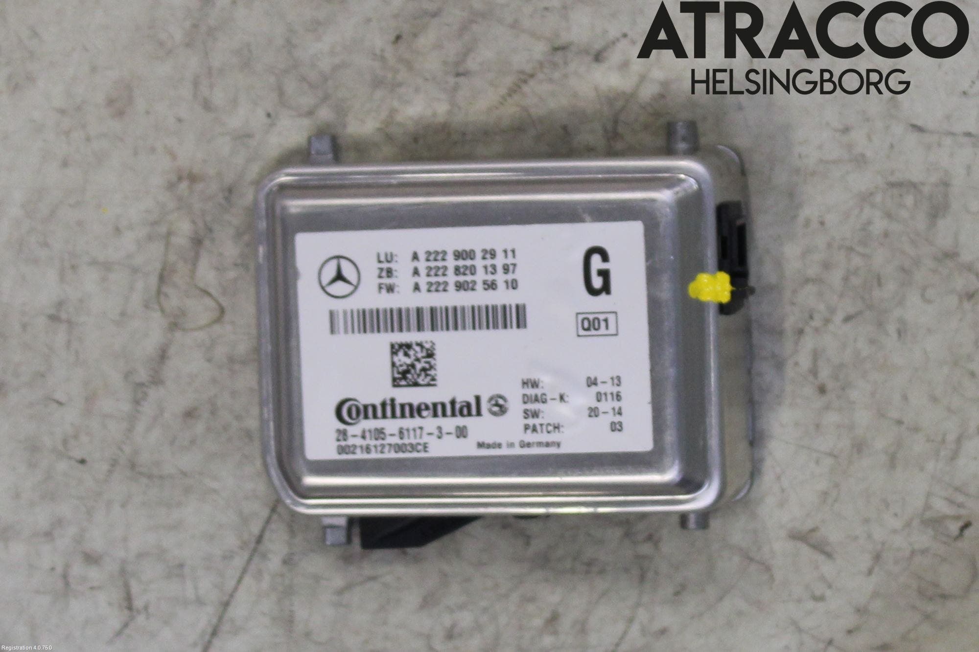 Mercedes-Benz MB C-KLASS (W205) 14-21 Sensor Aktivt Kollisionsskydd