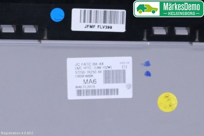 Hyundai ix20 Ac Styrenhet Ac Manöveren