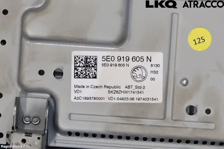Skoda OCTAVIA (5E) 13-20 Multifunktionsdisplay