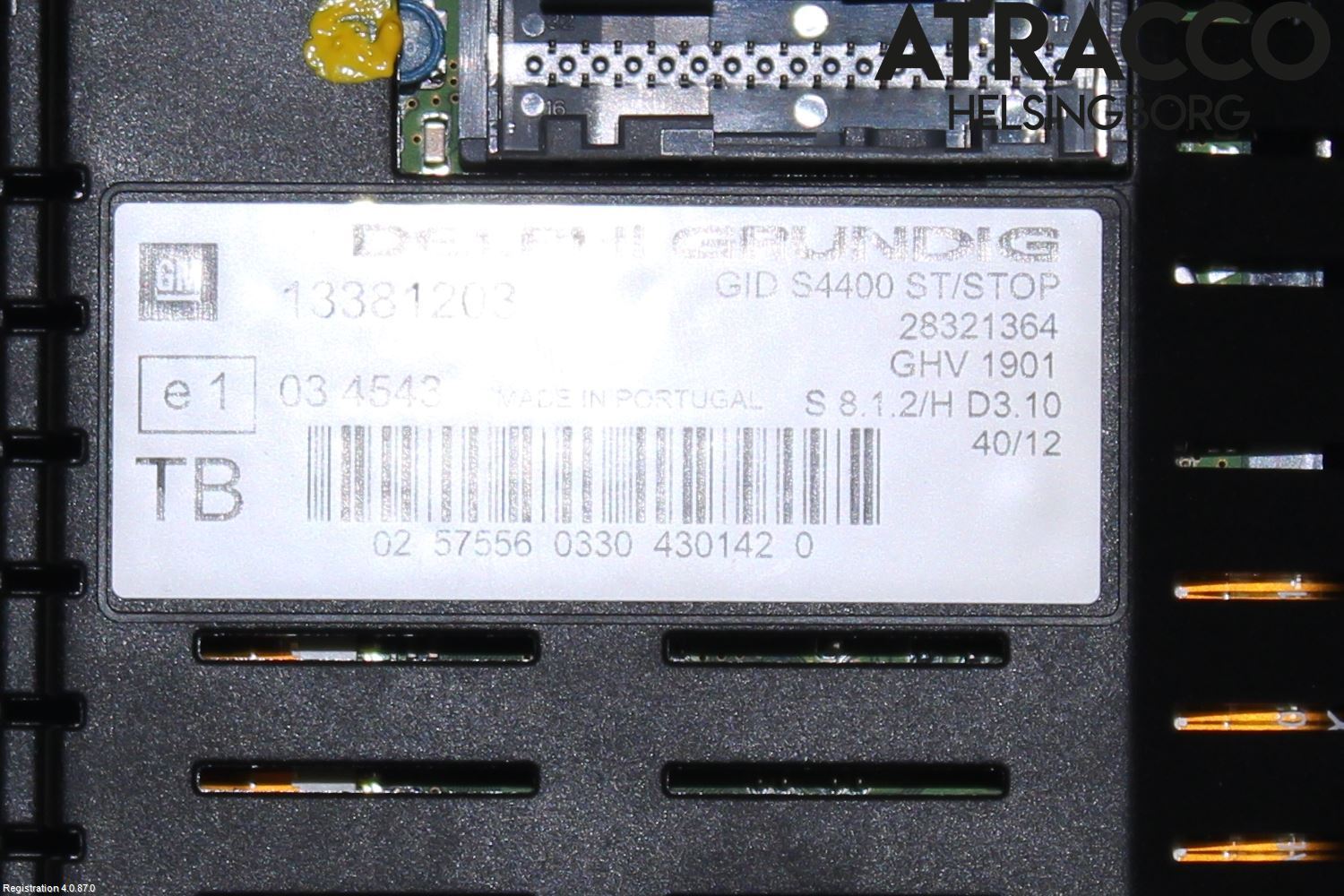 Opel CORSA D 07-14 Multifunktionsdisplay