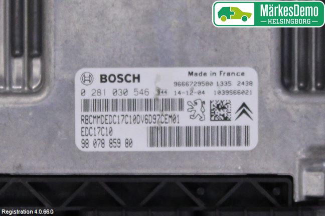 Peugeot PARTNER 08-15 Styrenhet Inspump Diesel
