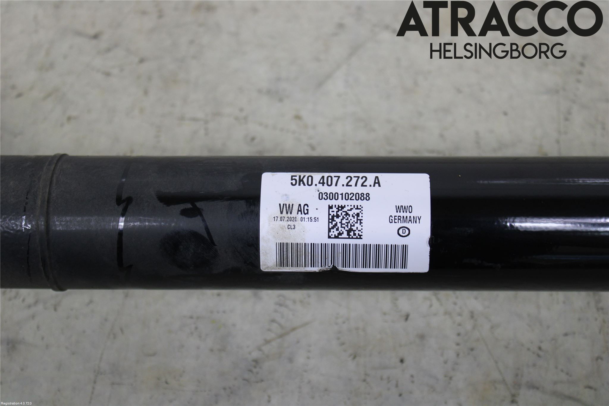 Volkswagen VW CADDY 16-20 Drivaxel Fram Höger