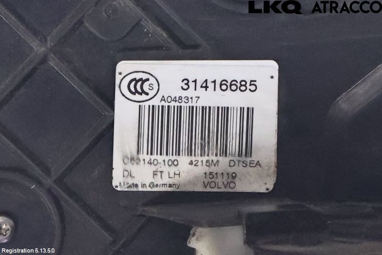 Volvo XC60 14-17 Låskista-Dörrlås