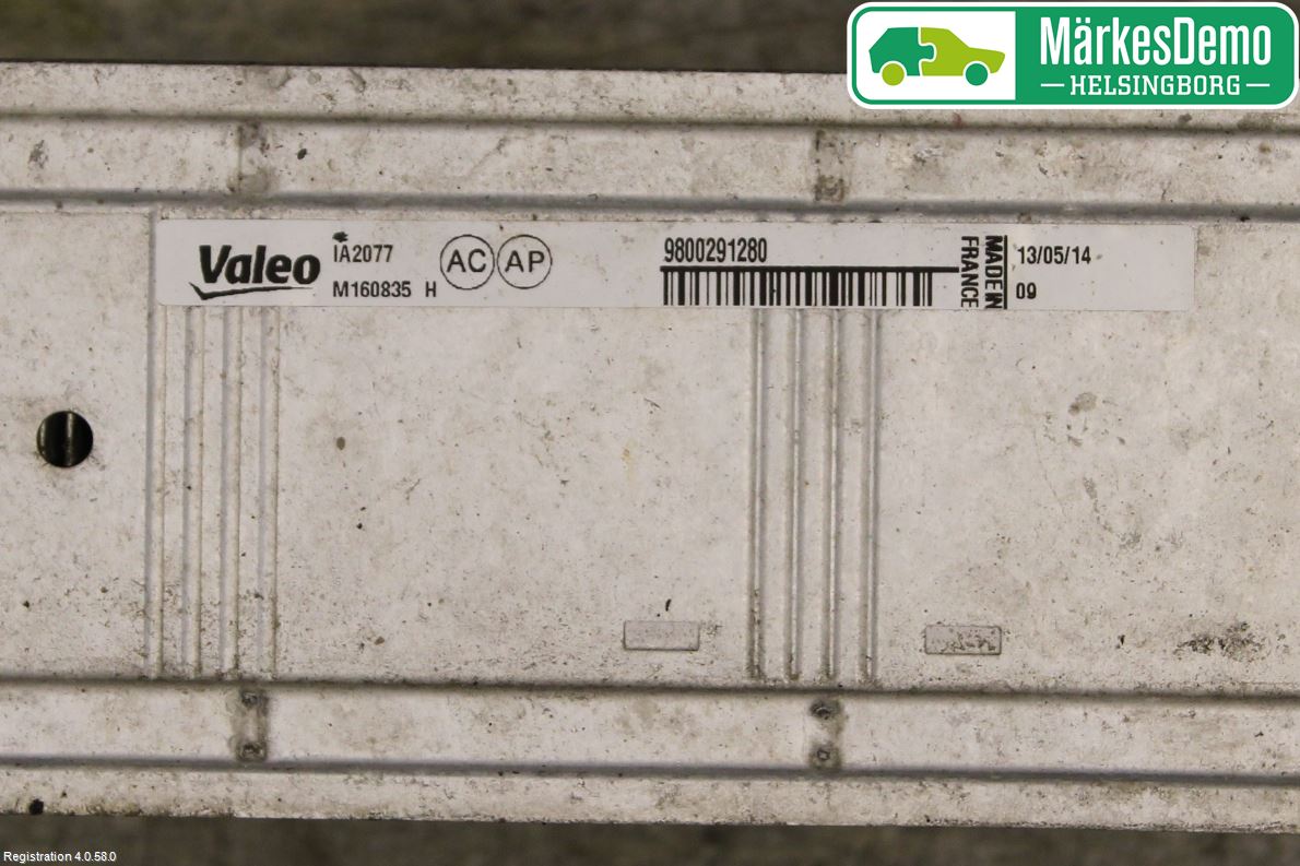 Citroen C4 II 11-18 Laddluft-Intercooler Kyl