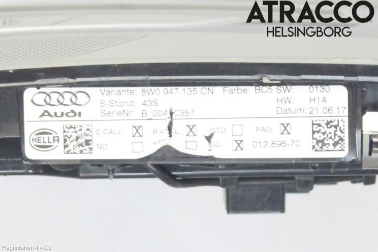 Audi A4/S4 B9 16-19 Innerbelysning