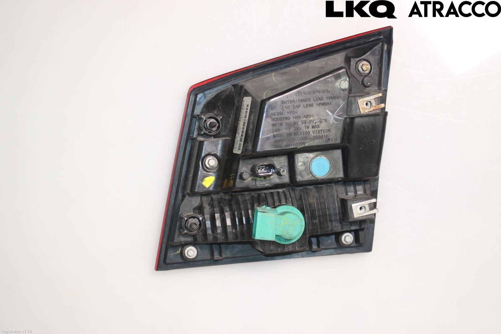 Fiat FREEMONT Bakljus Lucka Vä