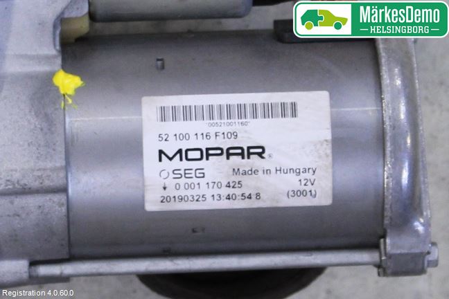 Fiat TIPO/CROSS 16- Startmotor