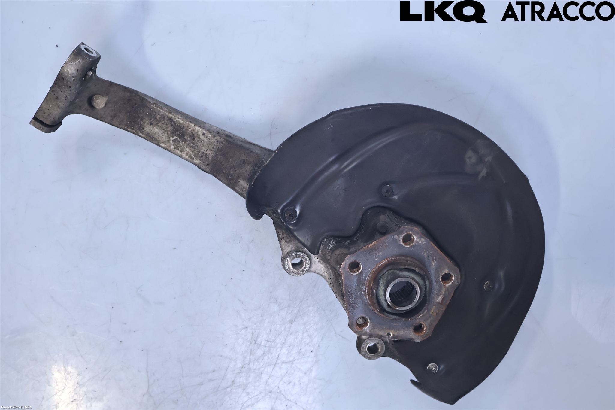 Volkswagen VW TOUAREG CR 18- Styrspindel Lagerhus Hö