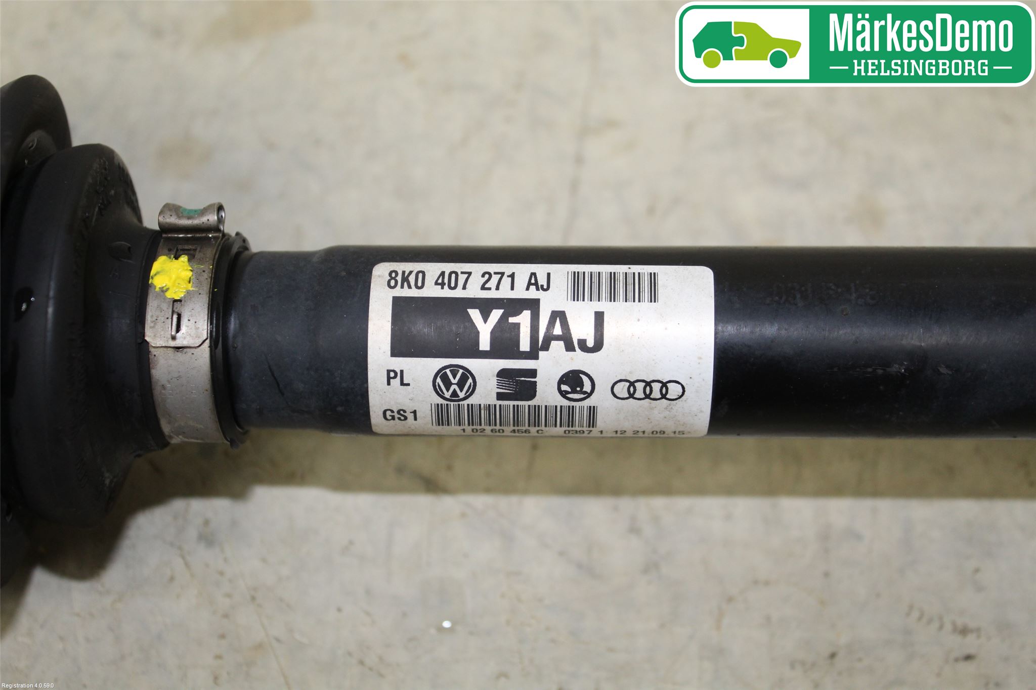 Audi A5 07-16 Drivaxel Fram Höger