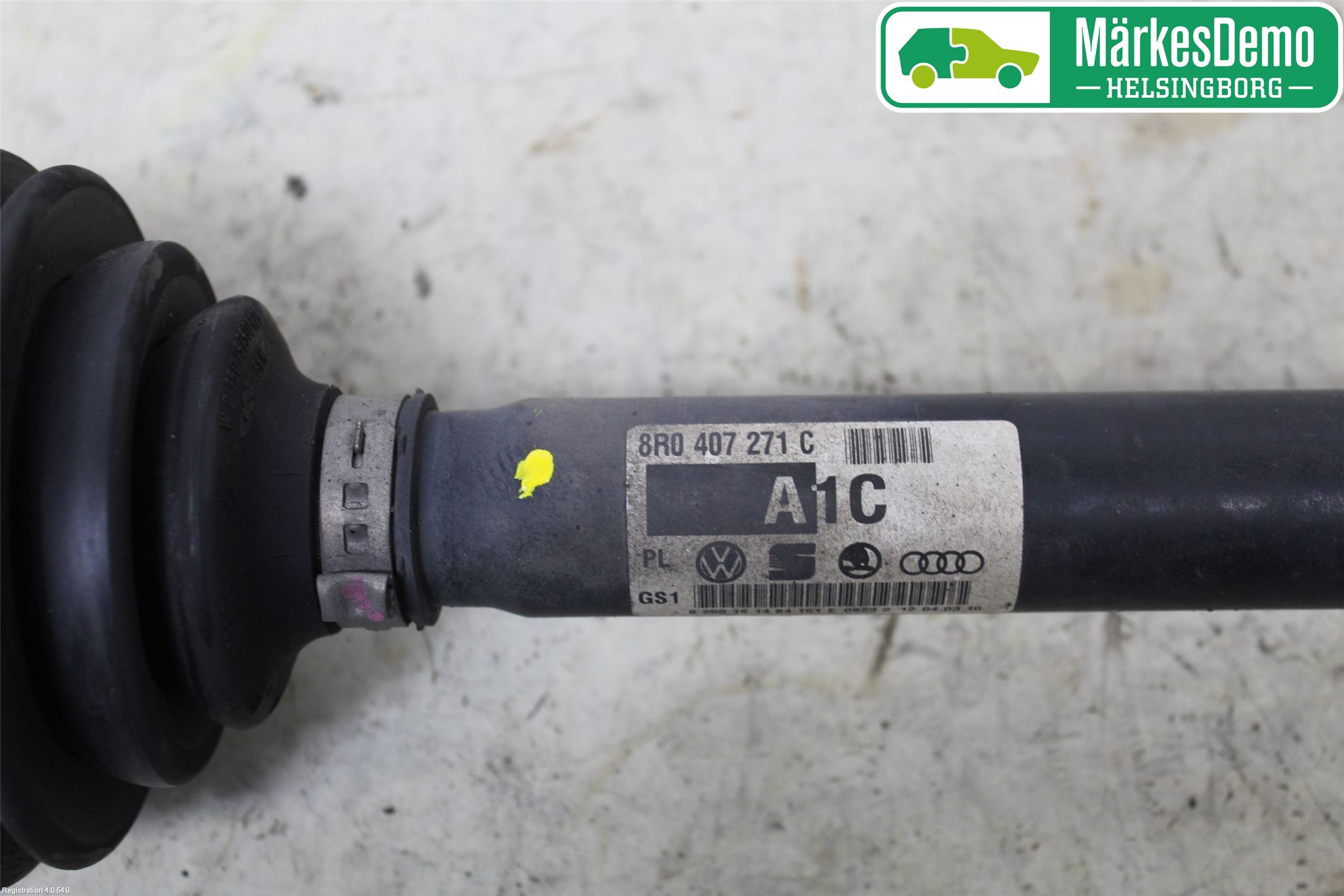 Audi Q5 09-16 Drivaxel Fram Höger