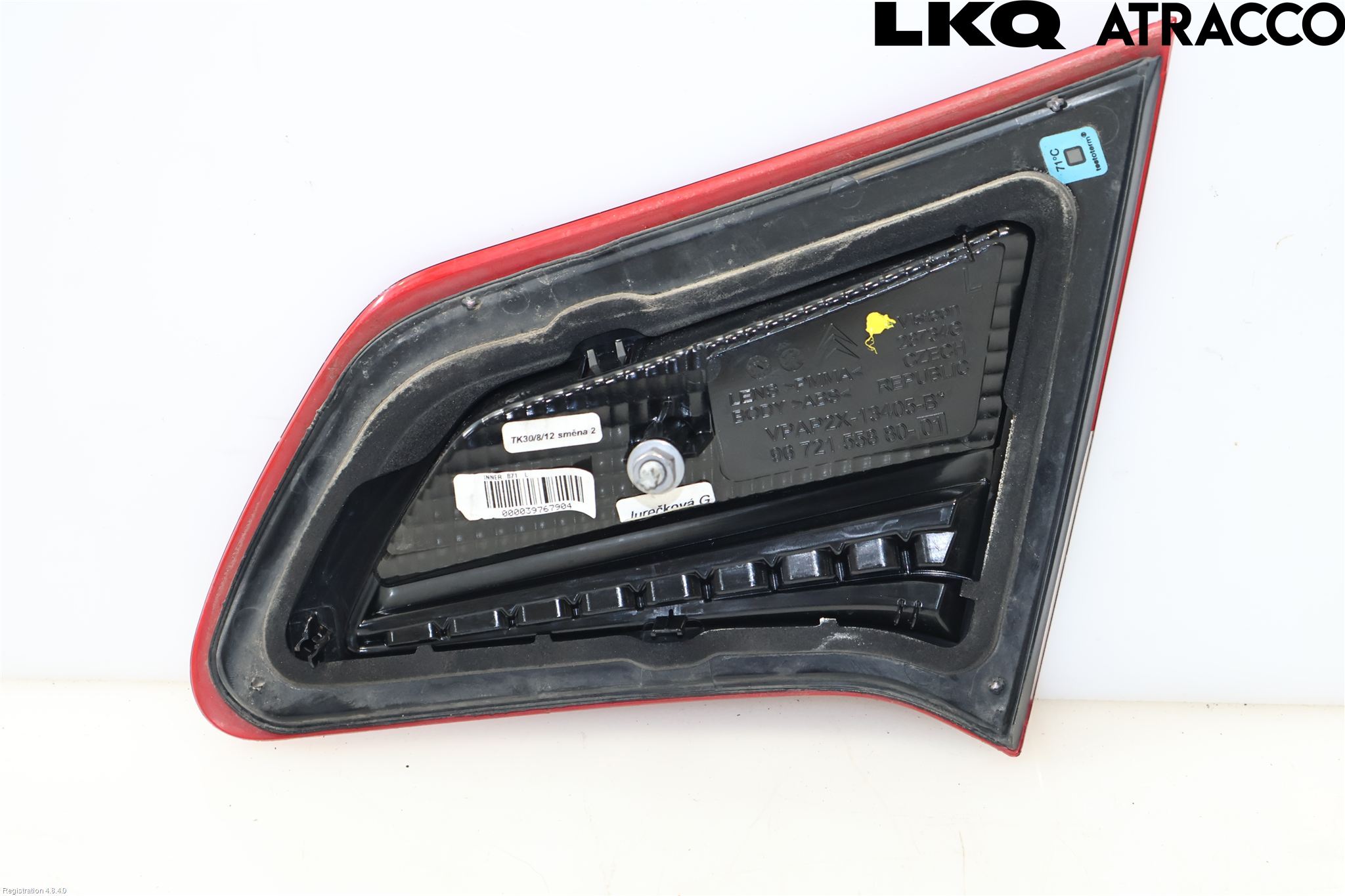 Citroen C4 II 11-18 Bakljus Lucka Vä