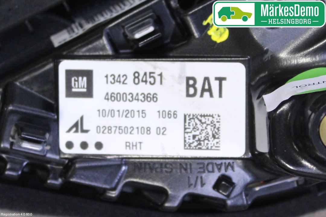 Opel CORSA E 15-19 Bakljus Lucka Vä