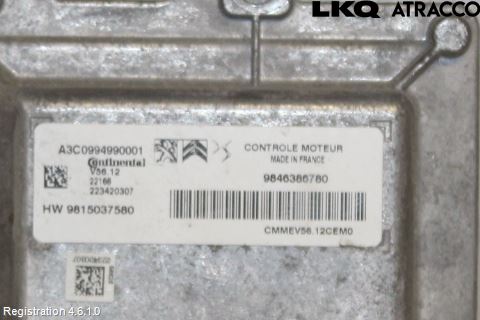 Citroen COTROEN C3 17-24 Styrenhet Insprut Bensin