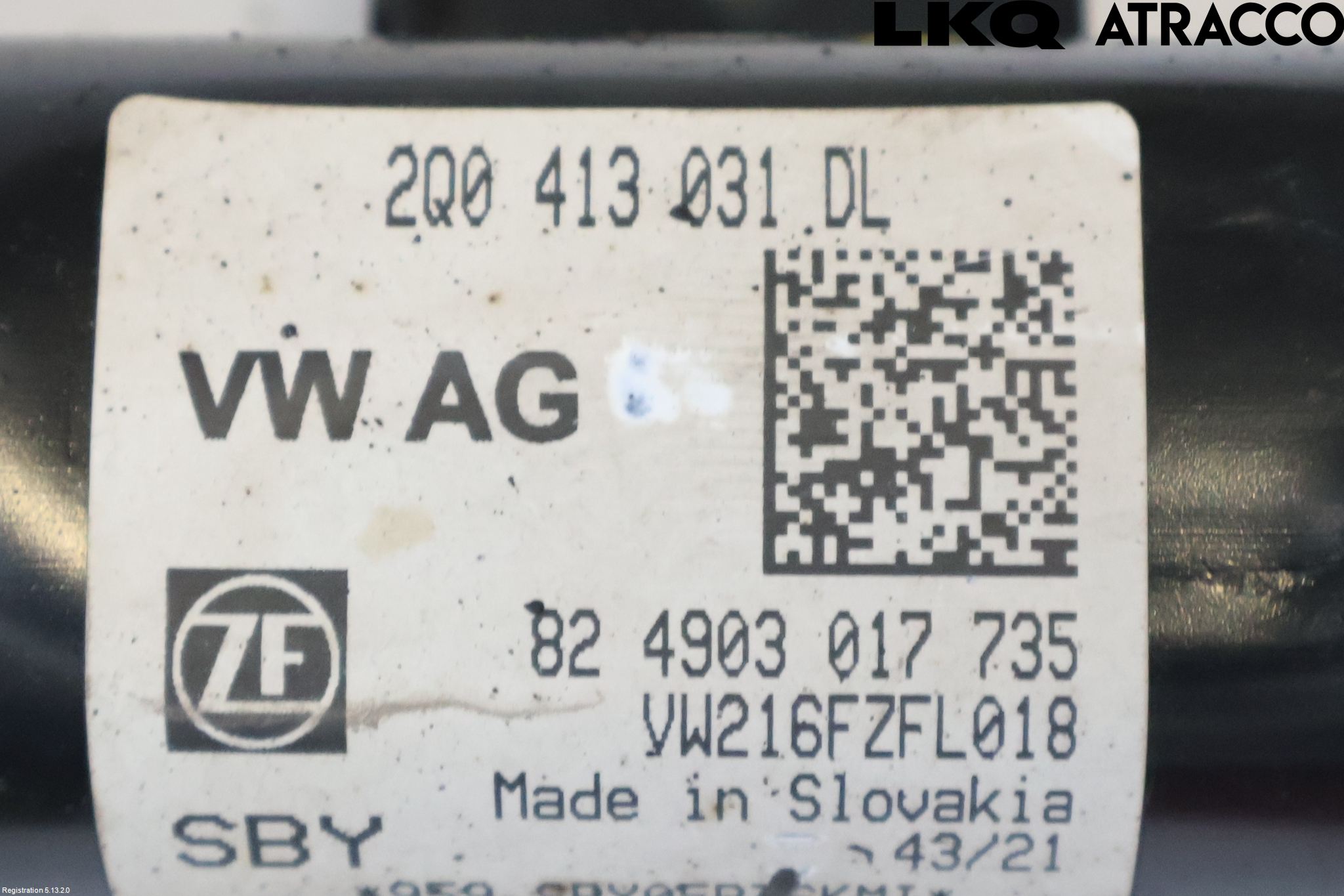 Volkswagen VW T-CROSS 19- Fjäderben Fram Vänster