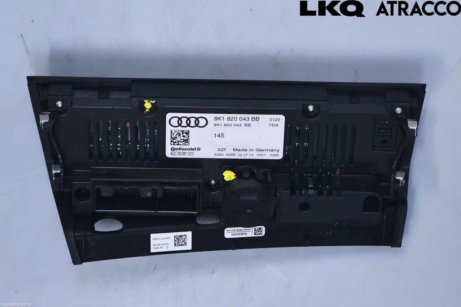 Audi A4 12-15 Ac Styrenhet Ac Manöveren