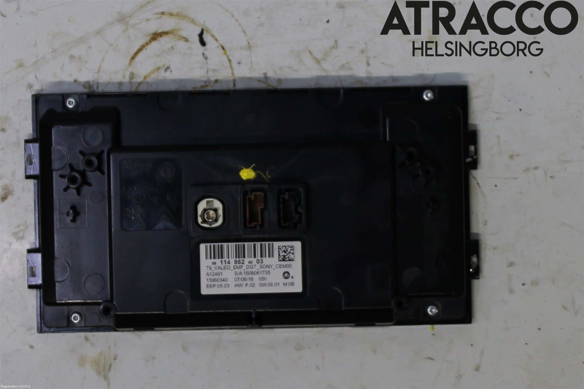 Peugeot 308 14-21 Multifunktionsdisplay