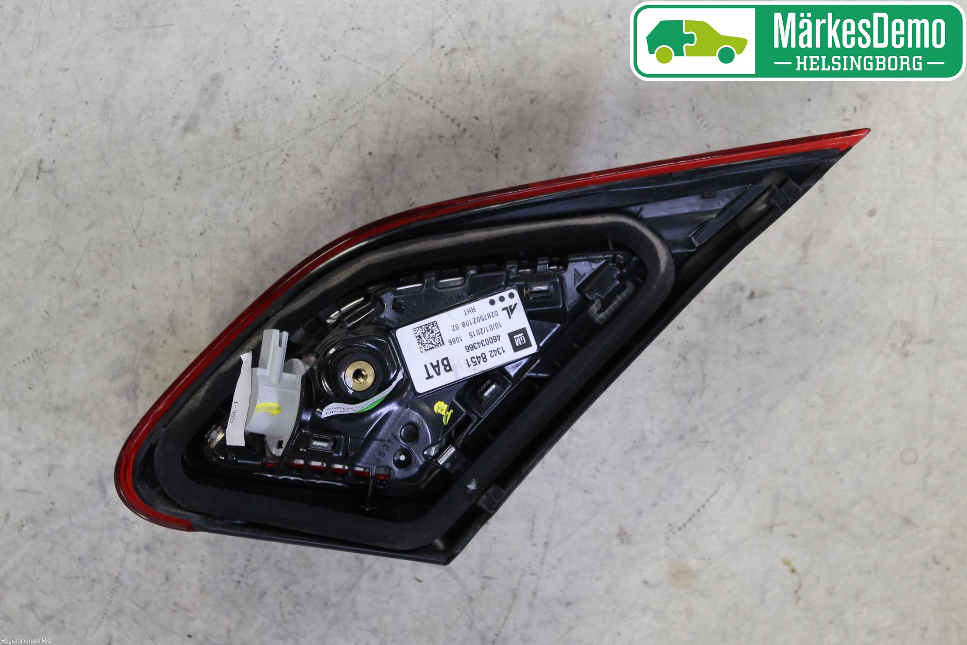 Opel CORSA E 15-19 Bakljus Lucka Vä