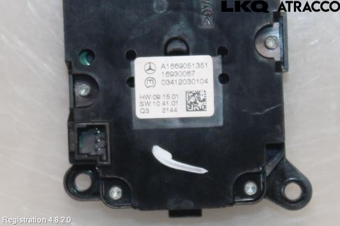 Mercedes-Benz MB ML/GLE-KLASS (W166) 12-18 Strömställare Multifunktion