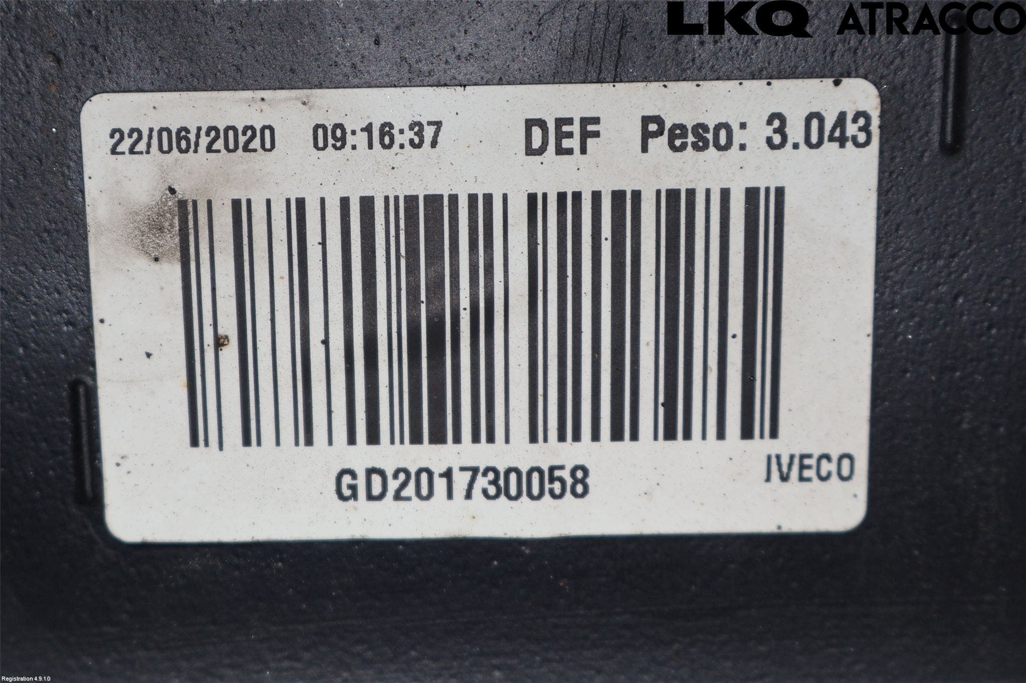 Iveco DAILY 14->> Adblue Tank