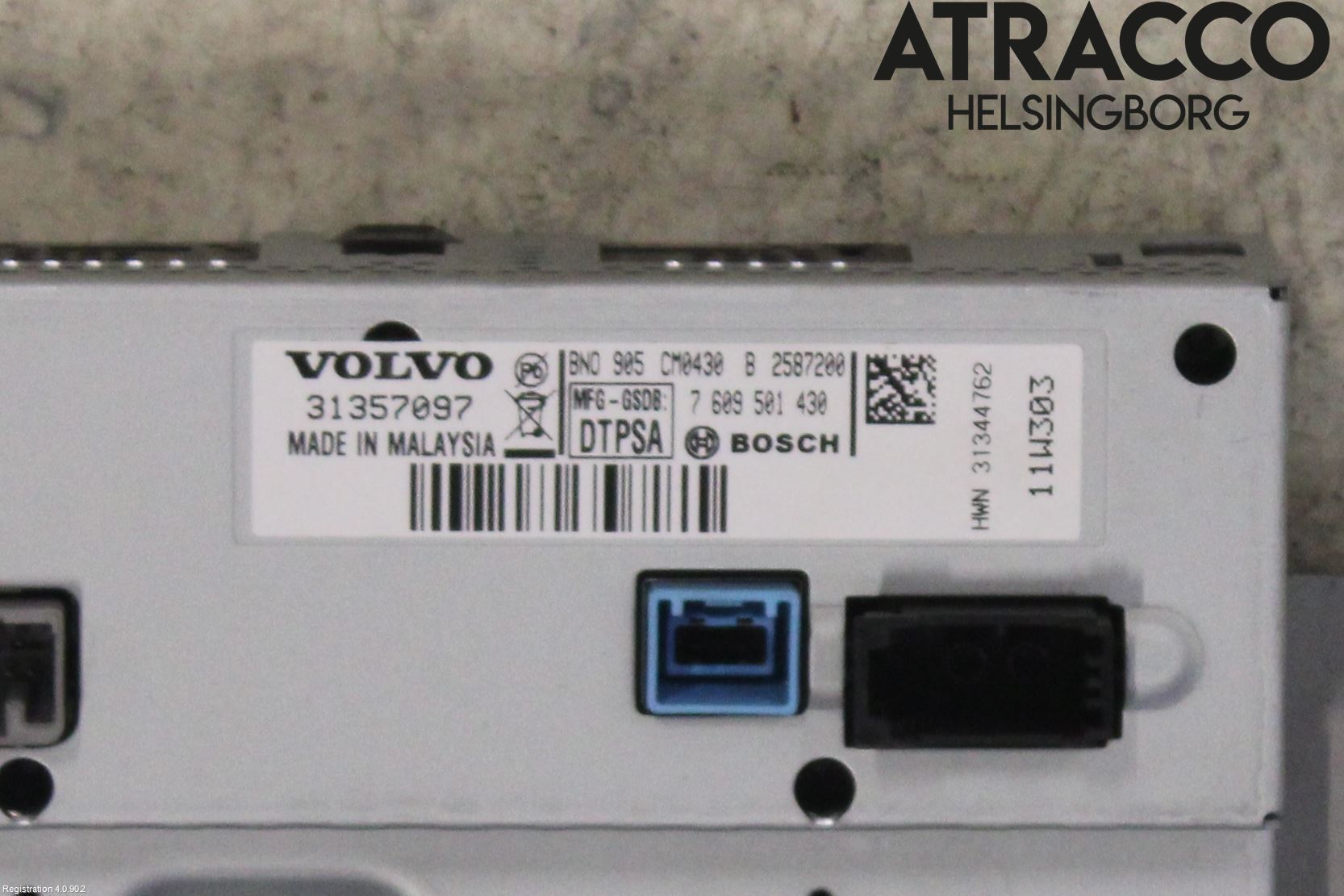 Volvo V60 11-13 Multifunktionsdisplay