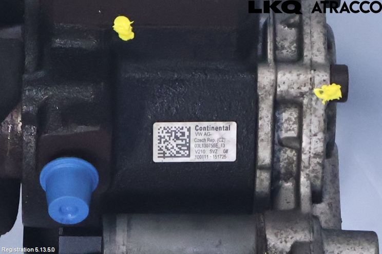 Volkswagen VW GOLF VI 09-13 Bränsle Insppump Diesel